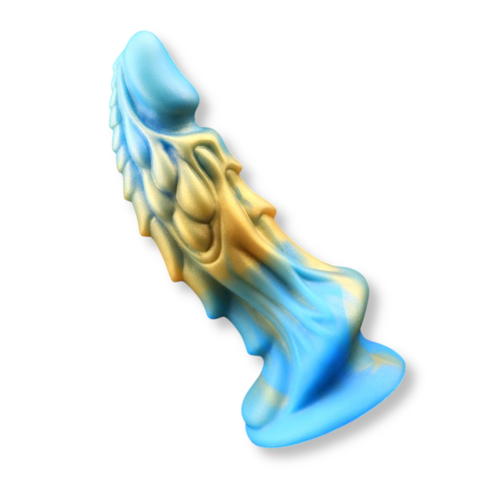 Dragon Dildo Royal Bleu-Doré – Fantasy Dildo