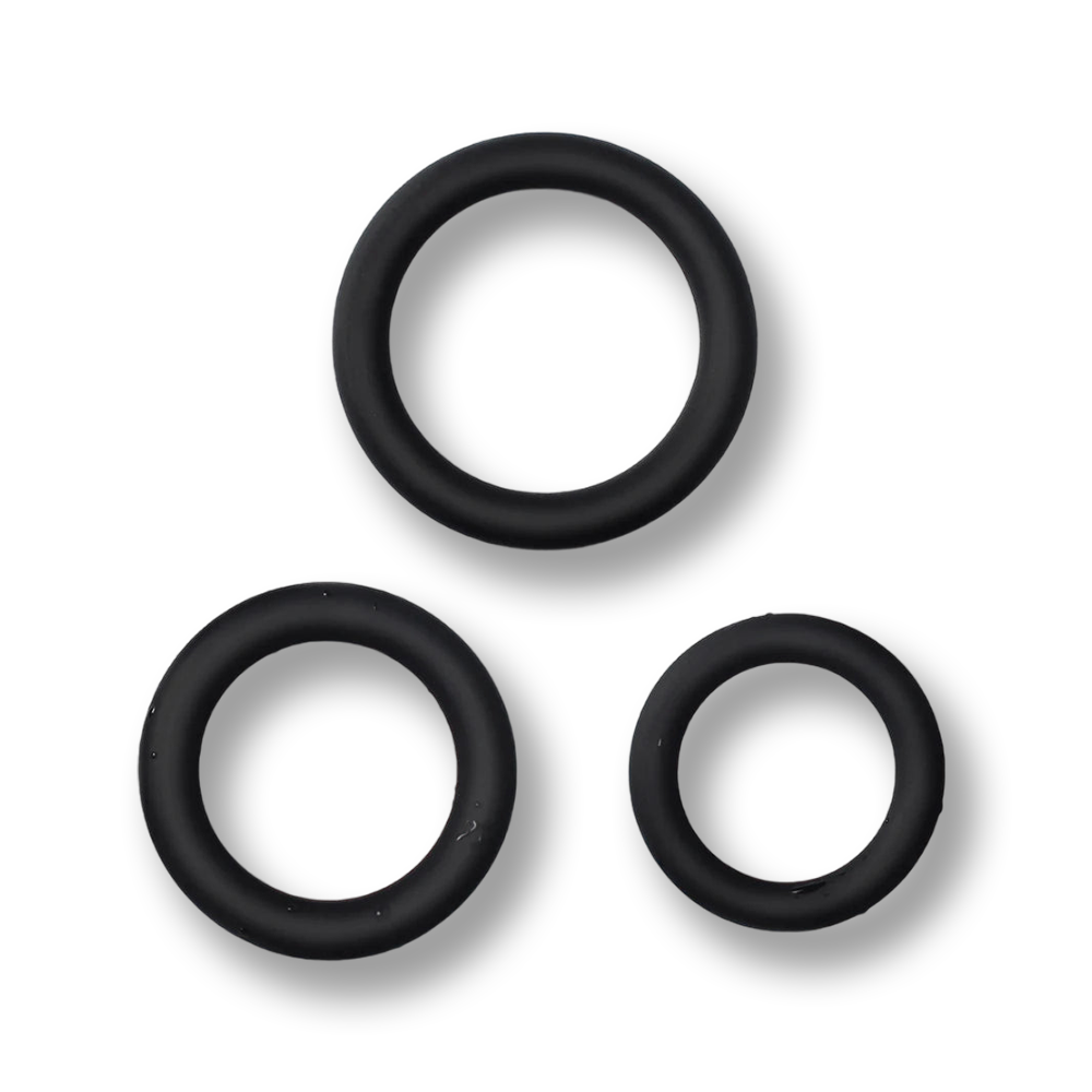 Cockring | Set de 3 pièces en silicone | SissyShop