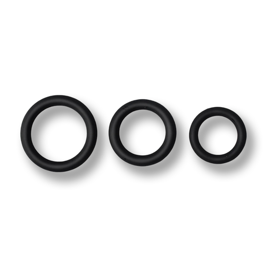 Cockring | Set de 3 pièces en silicone | SissyShop