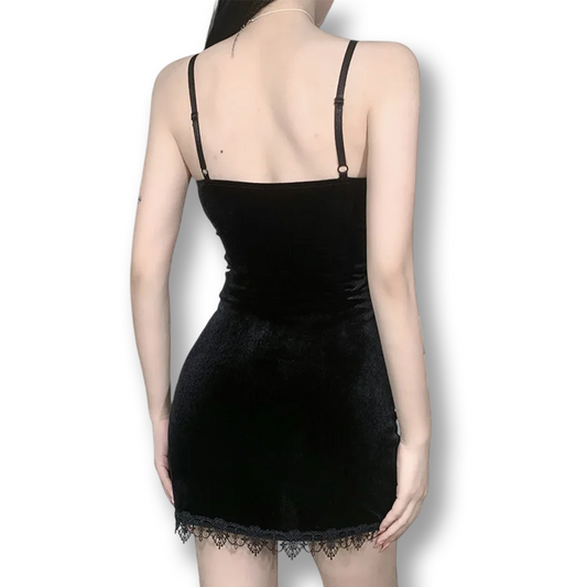 Robe sissy gothique mini