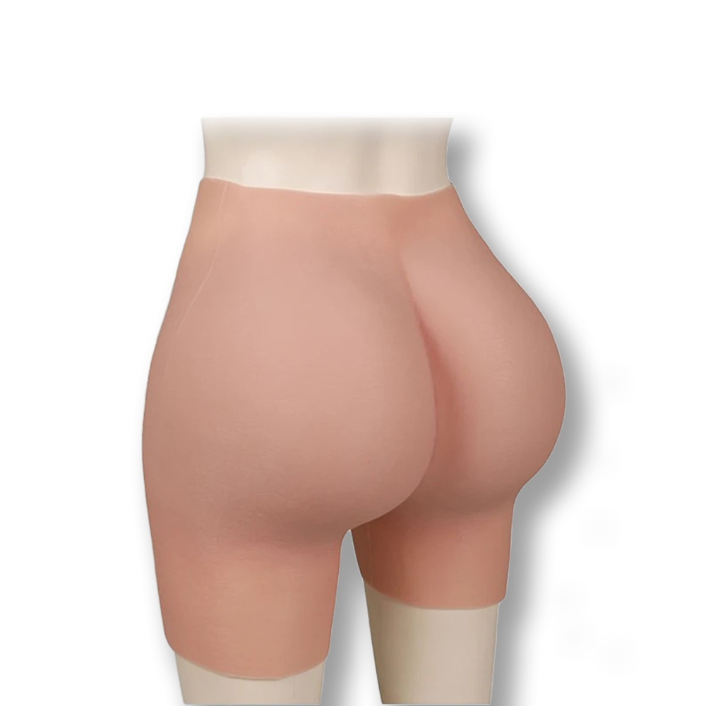 Fessier en silicone réaliste avec ouverture