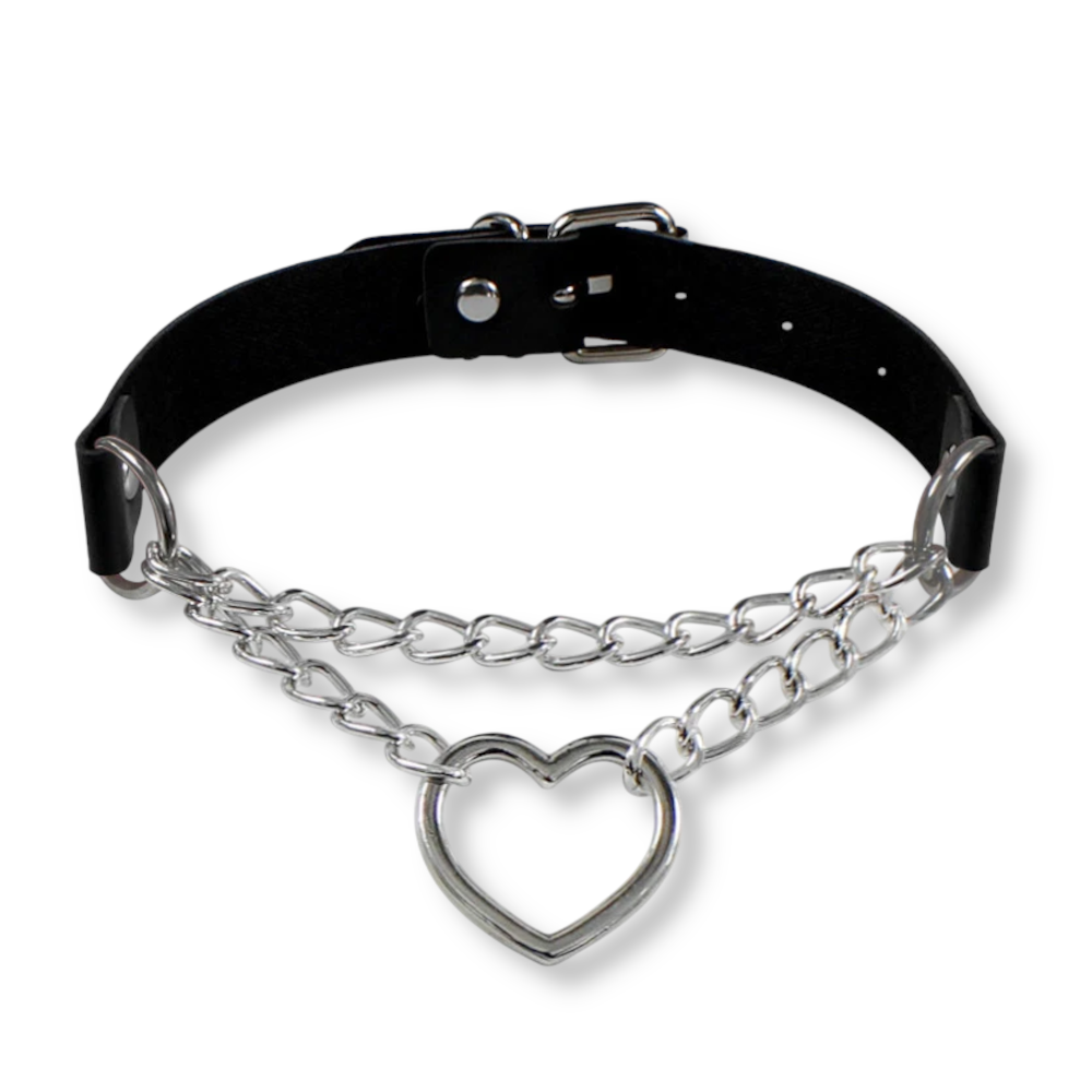 Ras du cou, colliers gothiques en cuir, chocker