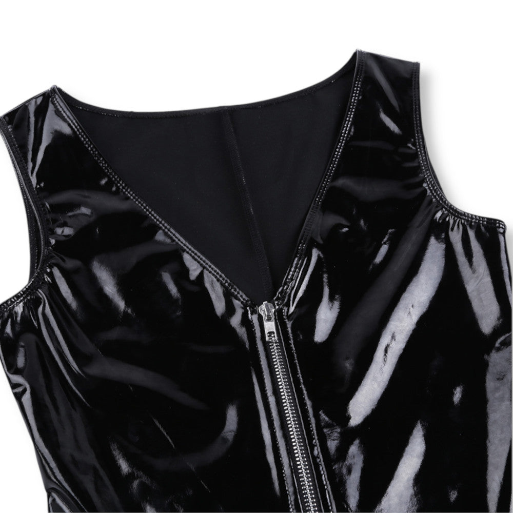 Body vinyl noir moulant effet latex