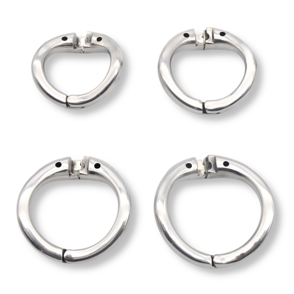 Cage de chasteté acier courte avec serrure intégrée