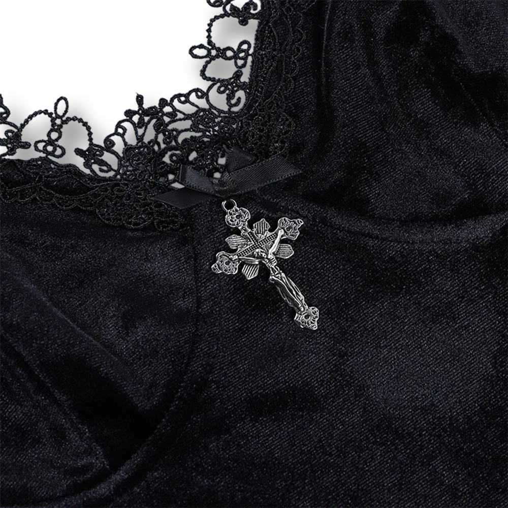 Robe sissy gothique mini