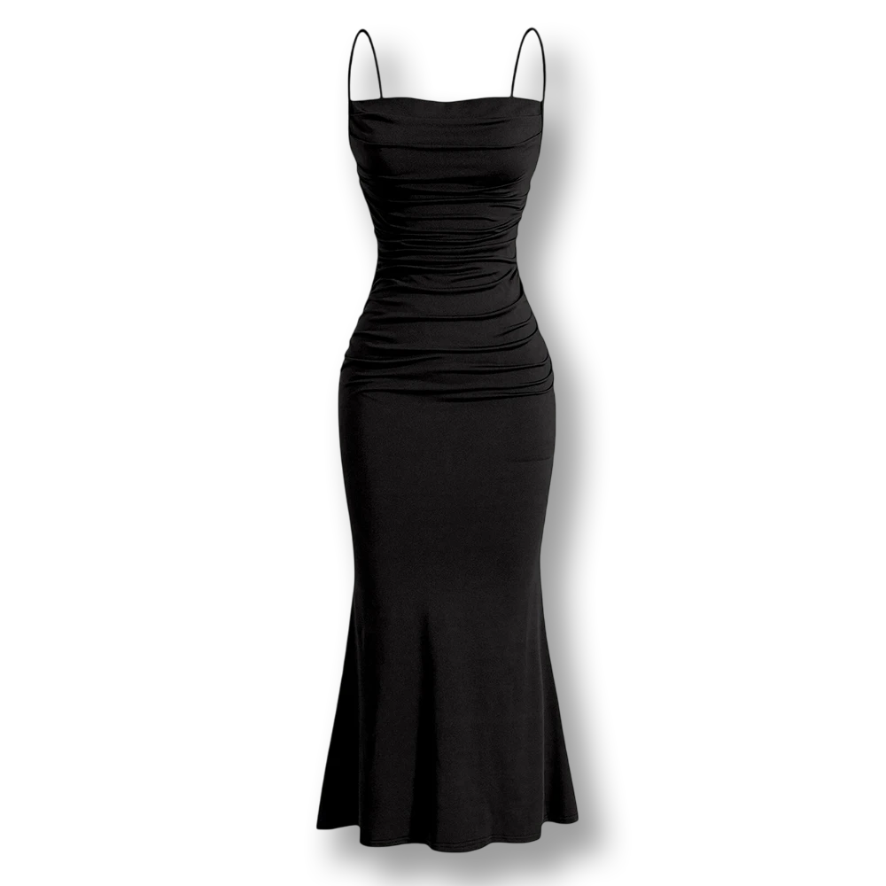 Robe sissy élégante - longue et moulante