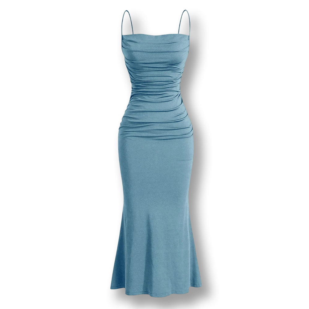 Robe sissy élégante - longue et moulante