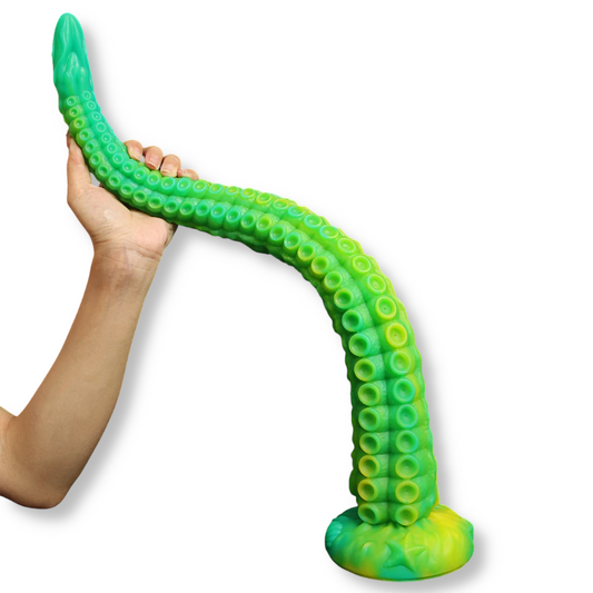 Dildo tentacule géant vert