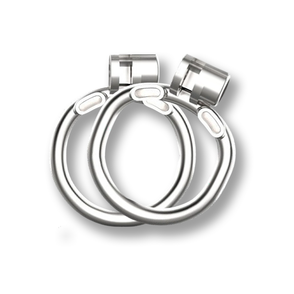 Anneau cage de chasteté métal python