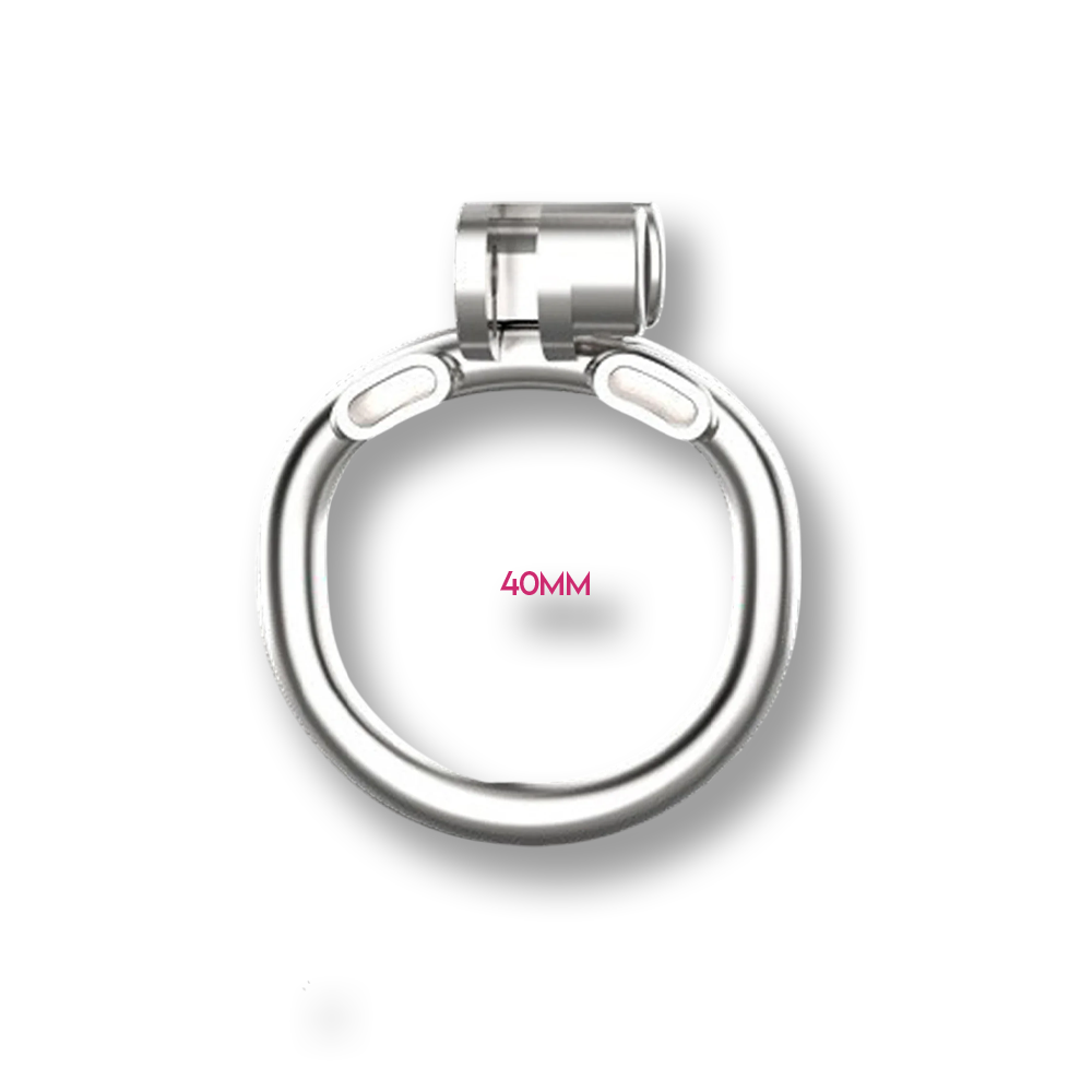 Anneau cage de chasteté métal python