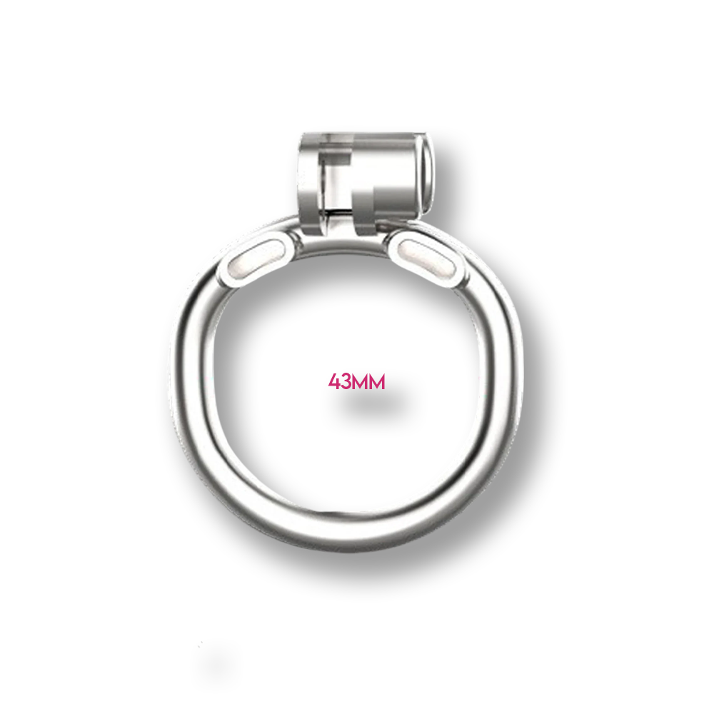 Anneau cage de chasteté métal python