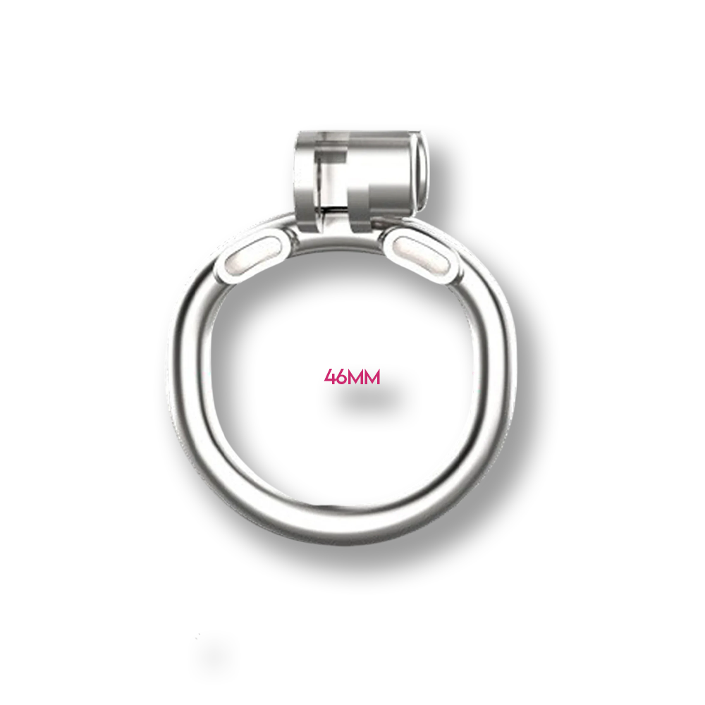 Anneau cage de chasteté métal python
