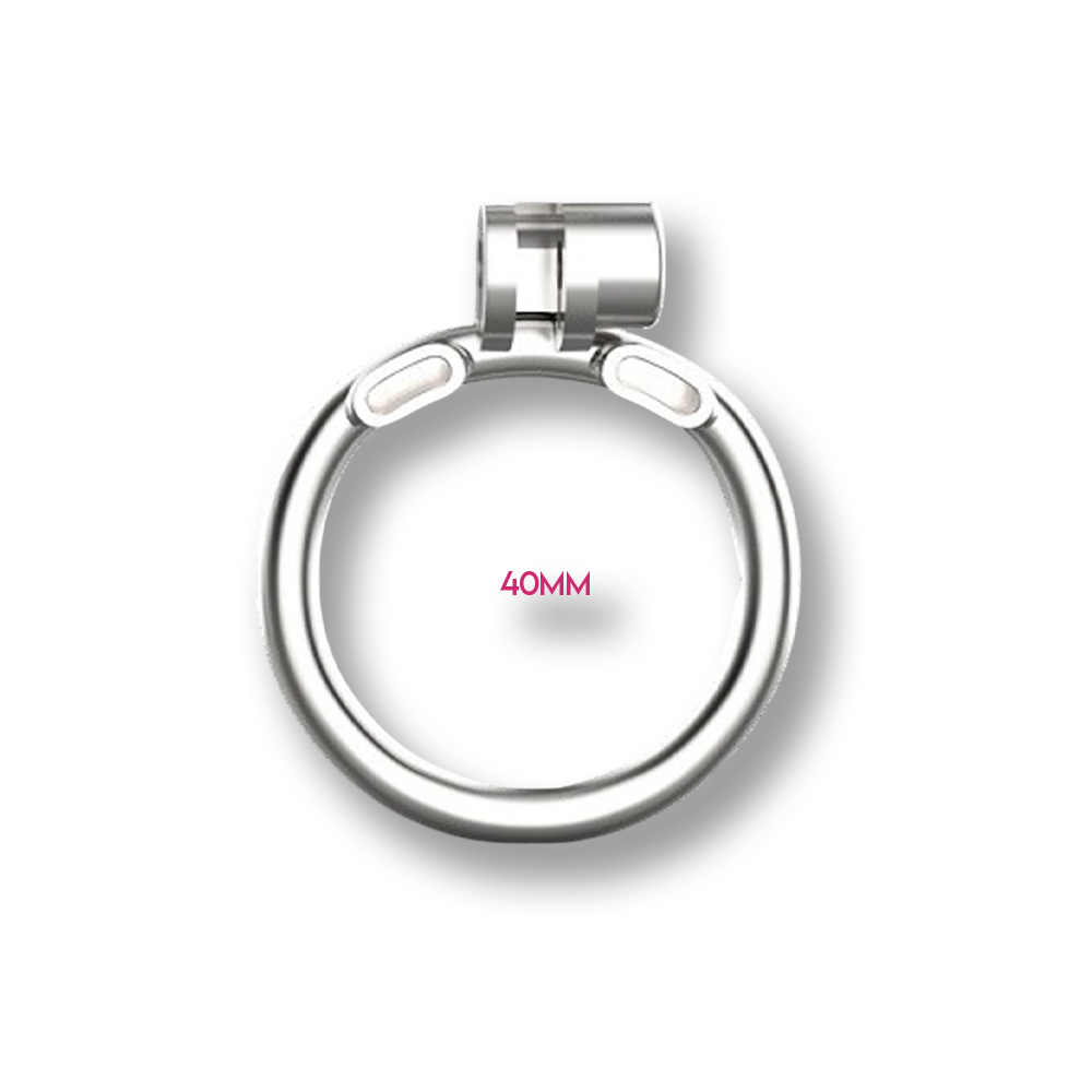 Anneau cage de chasteté métal python
