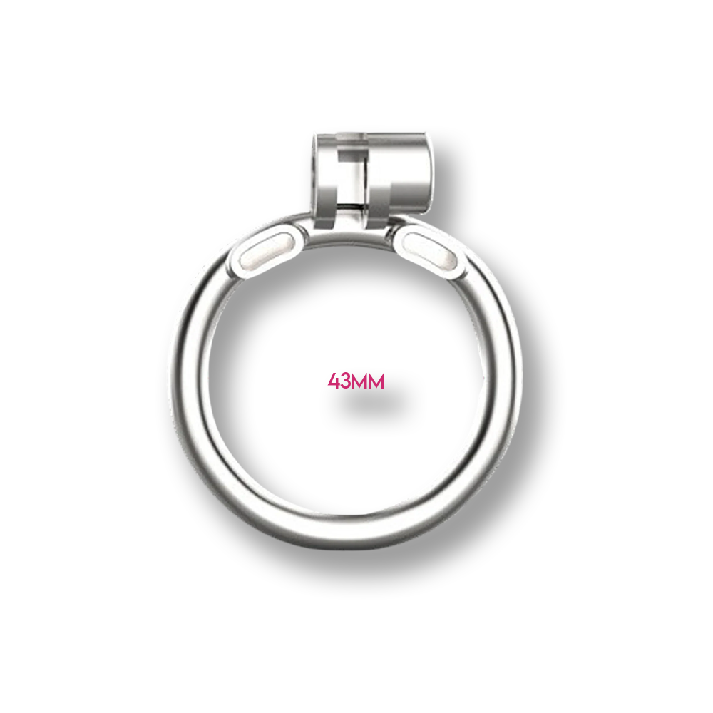 Anneau cage de chasteté métal python