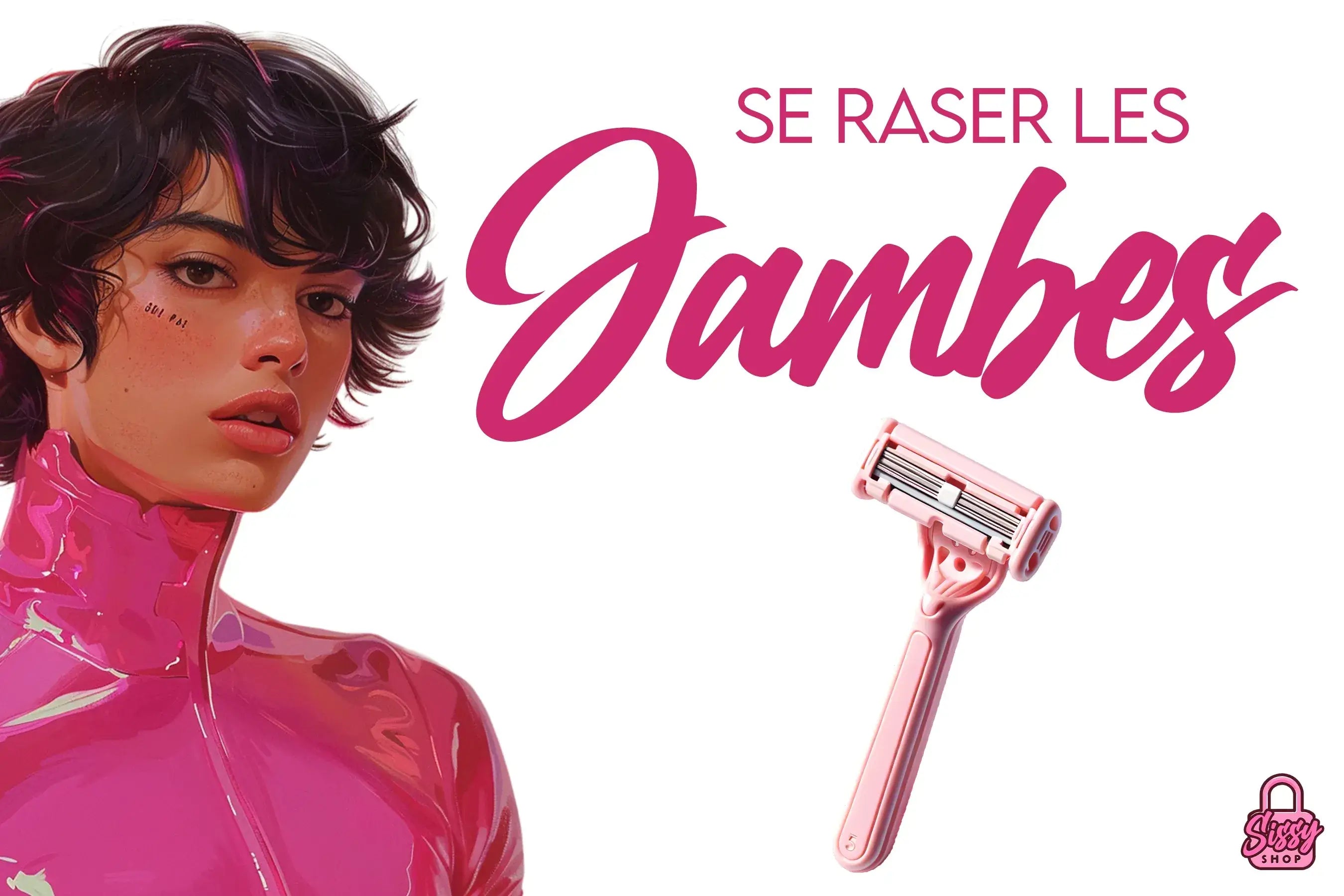 se raser les jambes, article de blog sissyshop sur la féminisation et la sissyfication