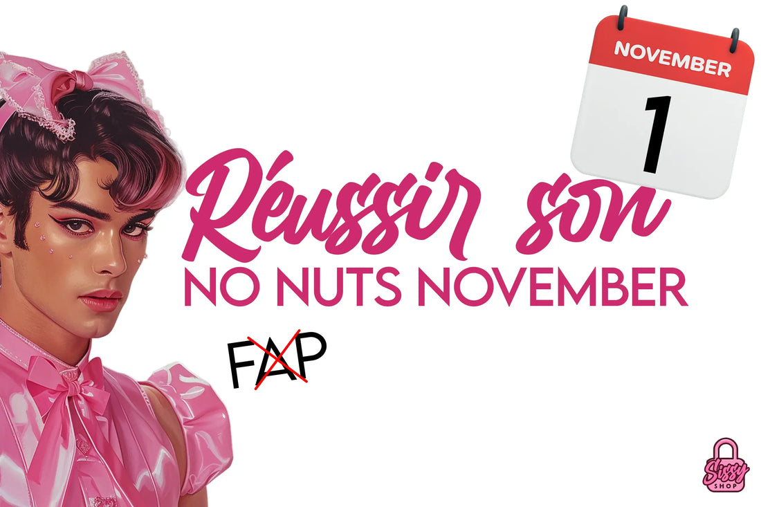 Comment réussir son no nuts november visuel de l'article de blog éponyme, on y voit une sissy ainsi que le titre de l'article de blog