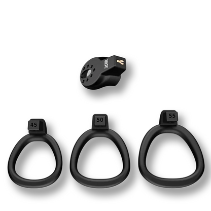 Cage de chasteté plate - Premium