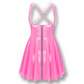 Robe patineuse Wetlook en PU