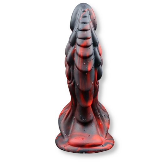 Dragon Dildo Flamme Sombre Noir-Rouge – Fantasy Dildo