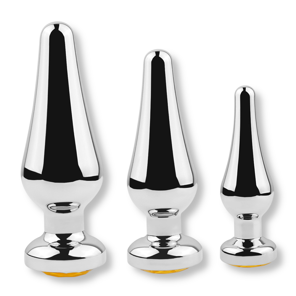 Plug anal long - Diamant (S, M ou L)