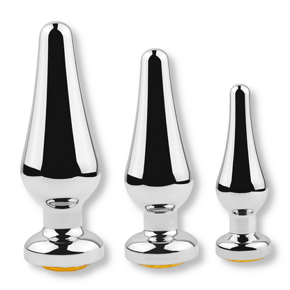 Plug anal long - Diamant (S, M ou L)