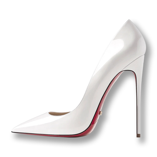 Escarpins élégants talons aiguilles 12cm - Blanc