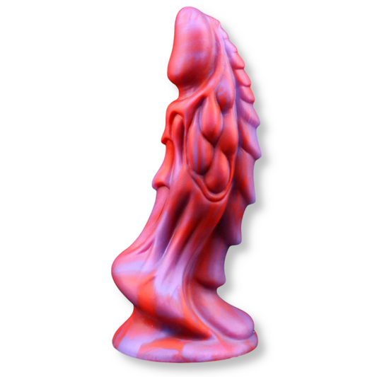 Dragon Dildo Crépuscule Ardent Rouge-Violet – Fantasy Dildo