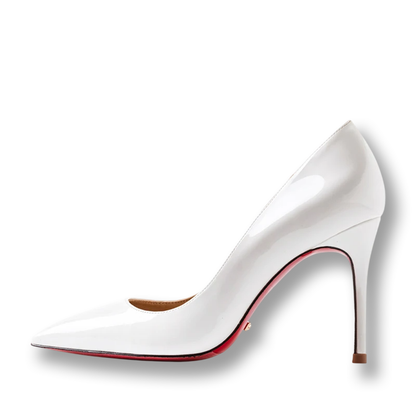 Escarpins élégants talons aiguilles 12cm - Blanc