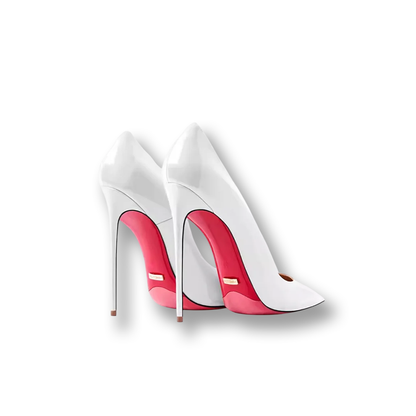 Escarpins élégants talons aiguilles 12cm - Blanc