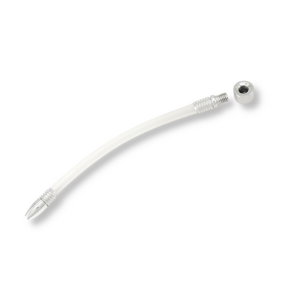 Cathéter pour cage de chasteté métal plate