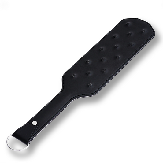 Paddle en cuir texturé