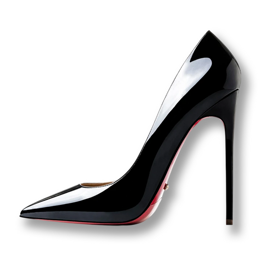 Escarpins élégants talons aiguilles 12cm - Noir