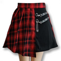 Jupe asymétrique gothique