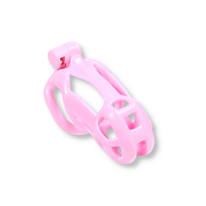 Cage de chasteté plastique - Cobra rose