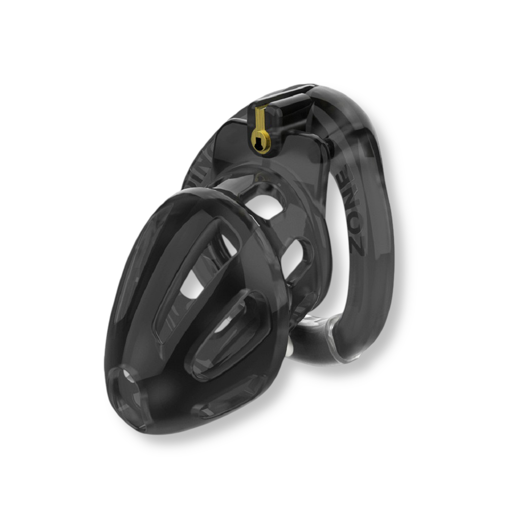 Cage de chasteté plastique obsidienne