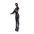 Combinaison latex full body catsuit