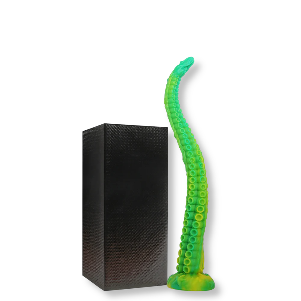 Dildo tentacule géant vert