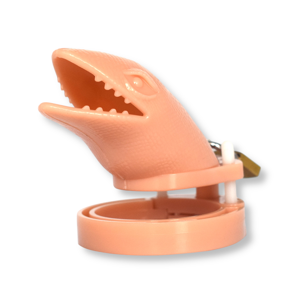Cage de chasteté plastique fantaisie jaw