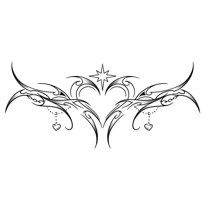 Tatouage sexy éphémère Succube