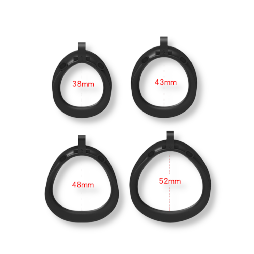 Cage de chasteté plate plastique submission