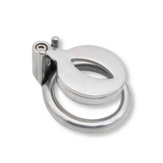 Cage de chasteté métal sissy pussy