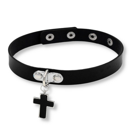 Ras du cou, colliers gothiques en cuir, chocker