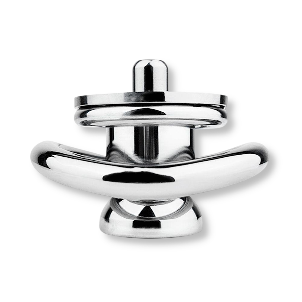 Cage de chasteté plate inversée en métal