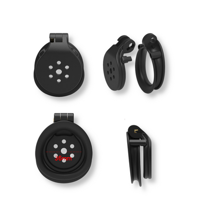 Cage de chasteté plate plastique submission