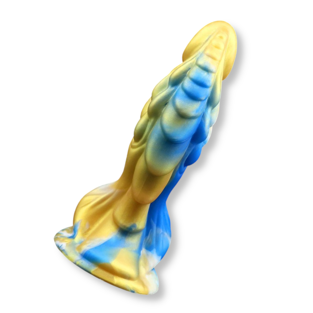 Dragon Dildo Dragon Céleste Doré-Bleu – Fantasy Dildo