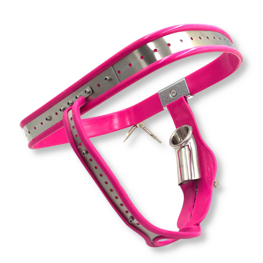 Harnais de chasteté sissy métal