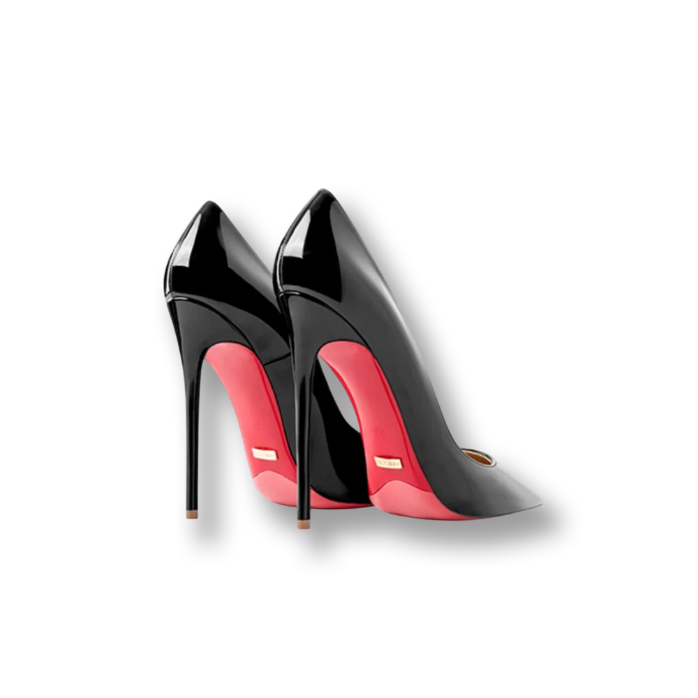 Escarpins élégants talons aiguilles 12cm - Noir