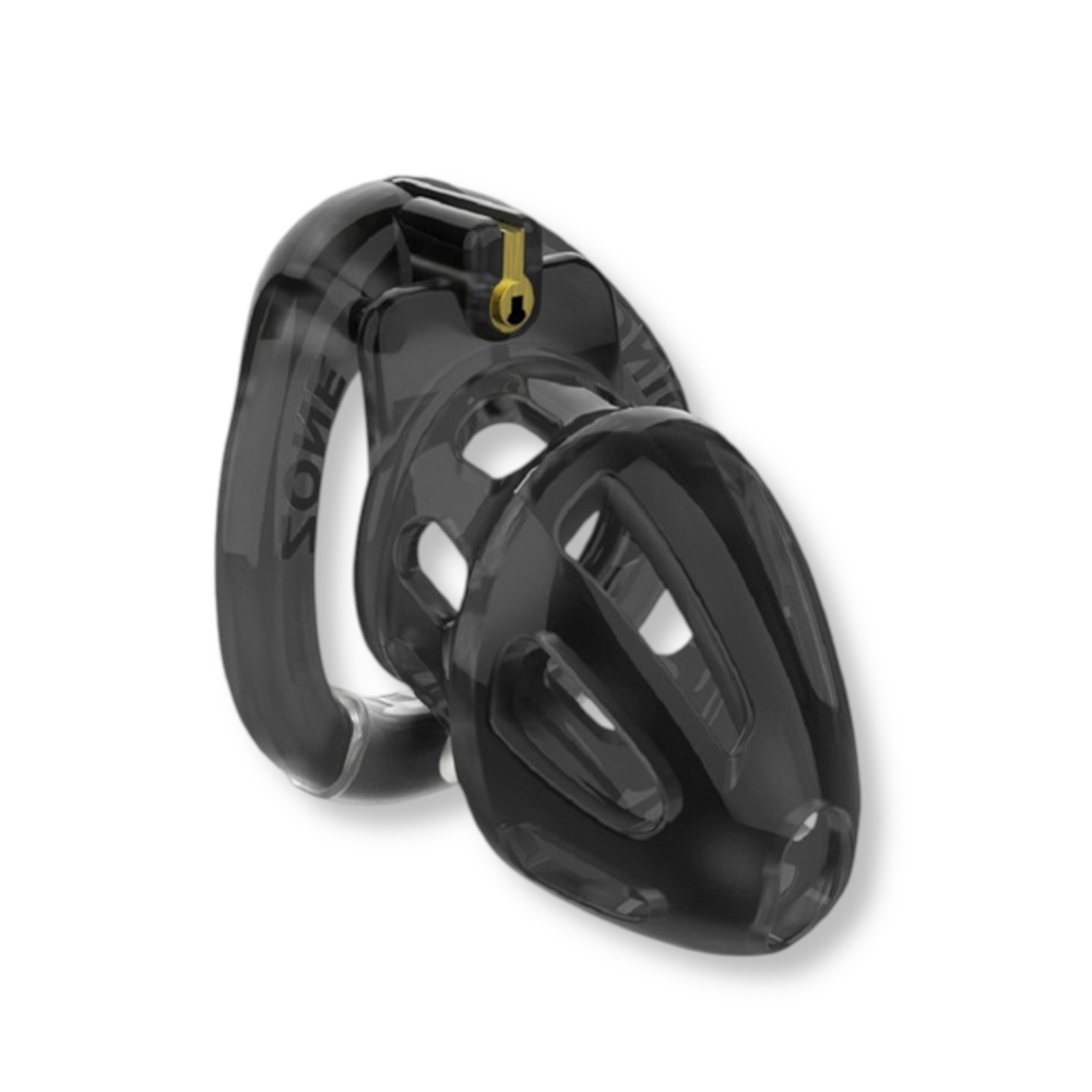Cage de chasteté plastique obsidienne