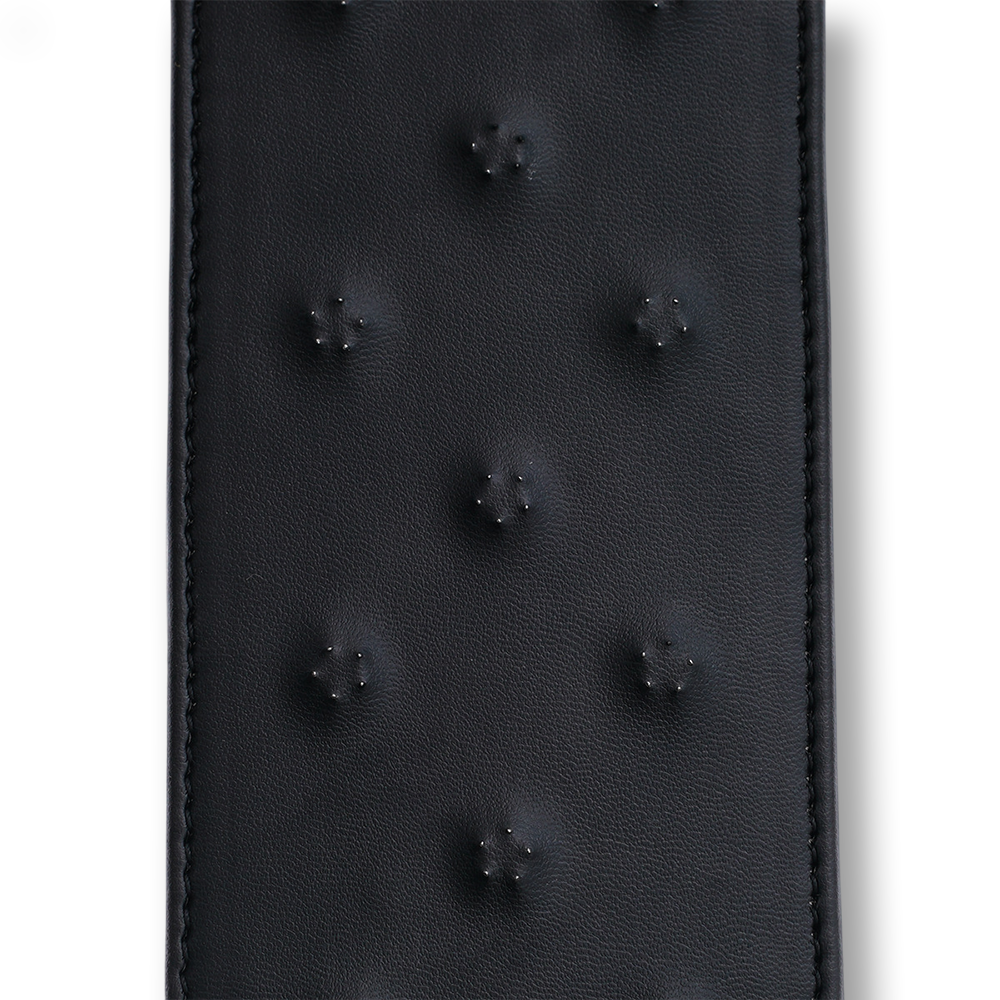 Paddle en cuir texturé