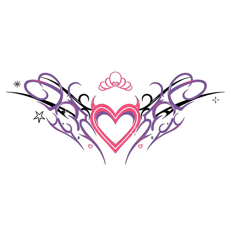 Tatouage sexy éphémère Succube